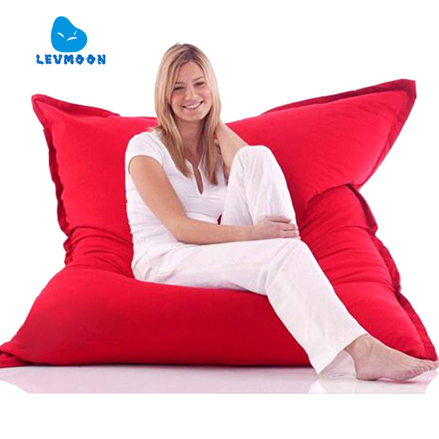 LEVMOON Beanbag Sofa Magic Seat zac Shell Comfort Bean Bag Bed Cover Without Filler Micro-velvet Indoor Beanbag Lounge Chair