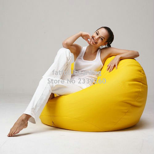 Cover only  No Filler -Modern style living room chairs bean bag waterproof sofa set furniture