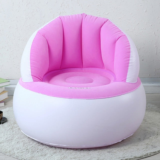 Inflatable Chair Adult Kids Air Seat Chair Reading Relax Bean Bag Inflatable Beanbag Home Furniture Living Room Sofa Lazy Chair